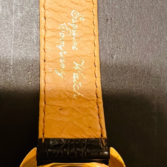 ESQ CROCODILE LEATHER WATCH - Picture 5 of 5